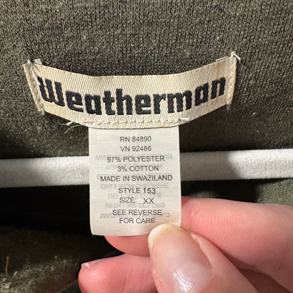 Weatherman Dark Olive Men's Sweater - Picture 2 of 3